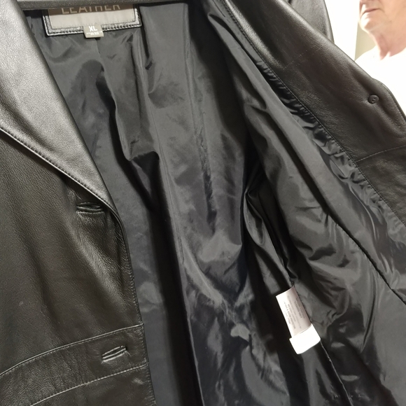 Wilson's black leather Jacket New with tags - Picture 8 of 9